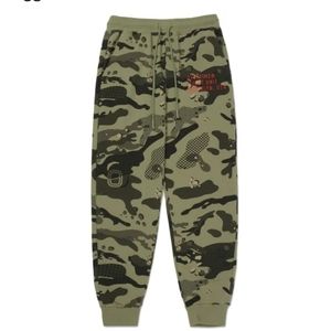 OVERTIME Men's‎ Flight Unit Joggers Camo Green Size XL New